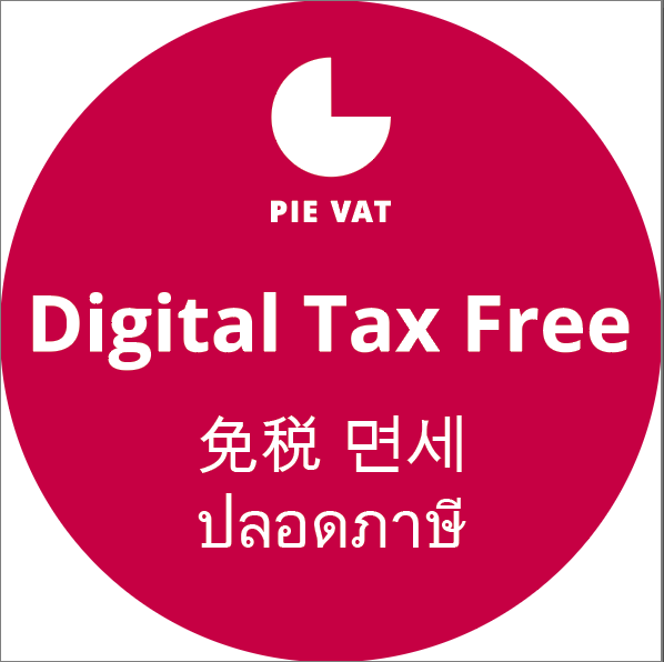 PIE VAT Tax Free sticker